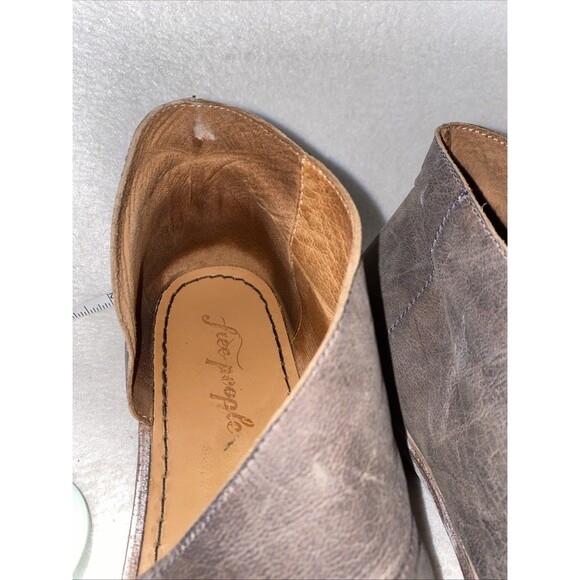 Free People Mont Blanc Wrap Sandals Brown Spain Slip On Eur39US8 Heel Open Toe - Picture 10 of 11